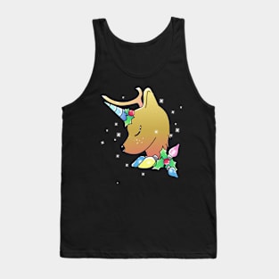 Cute Christmas Unicorn Deer Tank Top